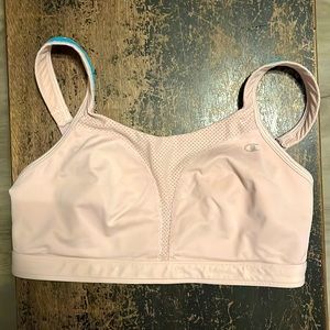 Champion pink full support double dry sports bra. Size 34D.